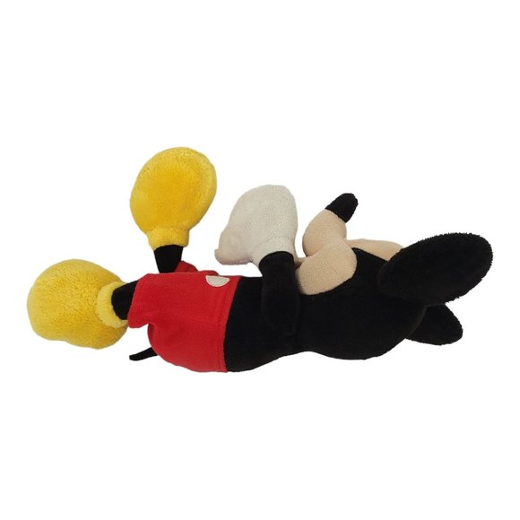 Disney Store Classic Mickey Mouse Plush Doll 13" Stuffed Toy Black Red - Picture 8 of 12